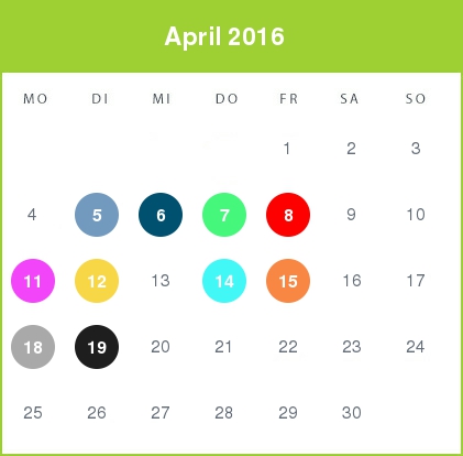 Kindergeld-Auszahlungstermine für April 2016