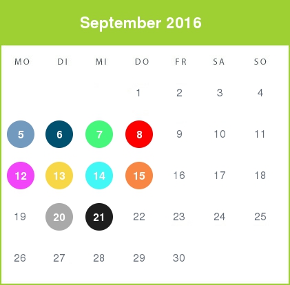 Kindergeld-Auszahlungstermine für September 2016