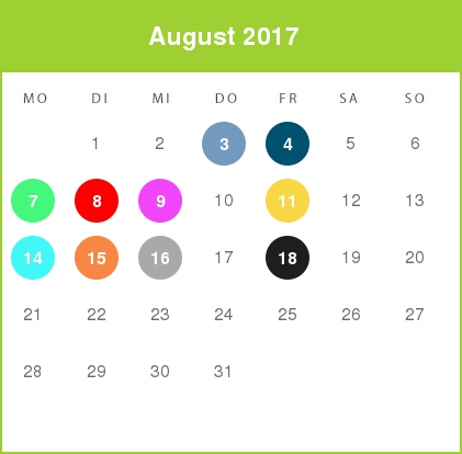 Kindergeld-Auszahlungstermine für August 2017