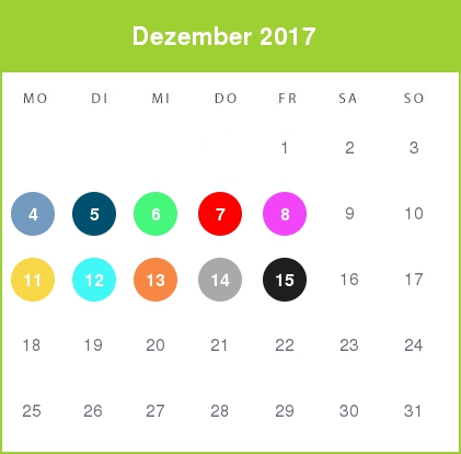 Kindergeld-Auszahlungstermine für Dezember 2017