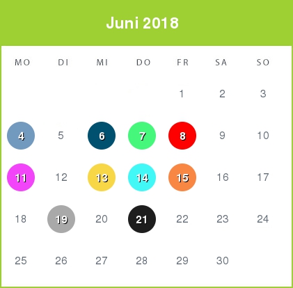 Kindergeld-Auszahlungstermine für Juni 2018