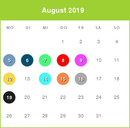 Kindergeld-Auszahlungstermine für August 2019