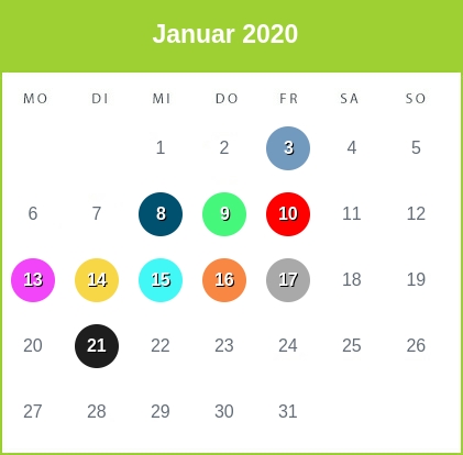 Kindergeld-Auszahlungstermine für Januar 2020