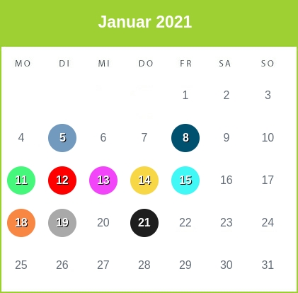 Kindergeld-Auszahlungstermine für Januar 2021