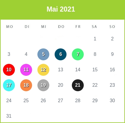 Kindergeld-Auszahlungstermine für Mai 2021