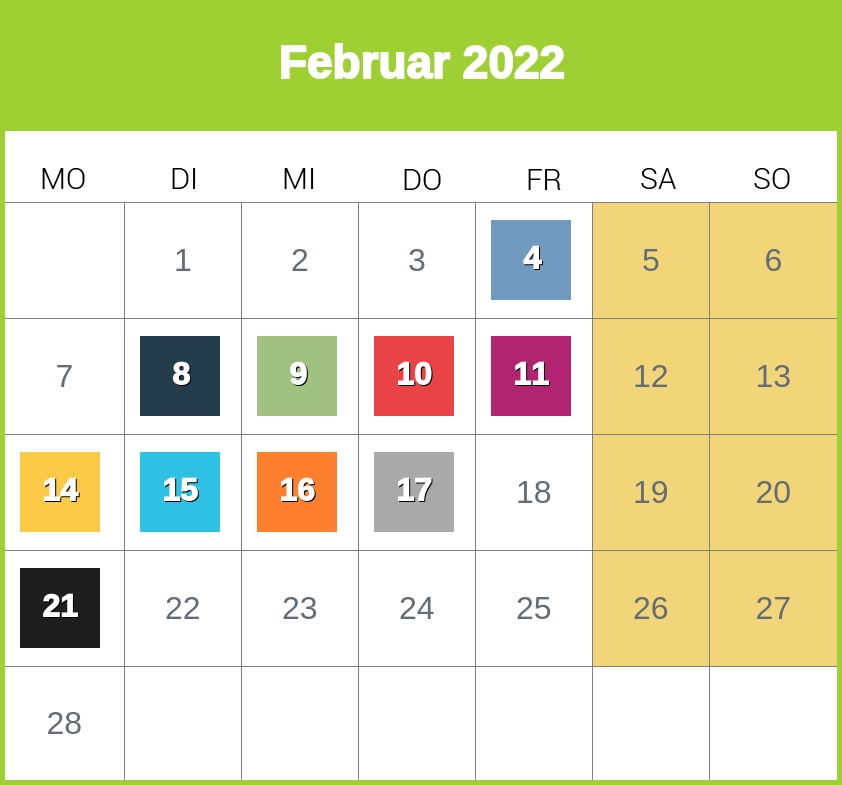 Kindergeld-Auszahlungstermine für Februar 2022