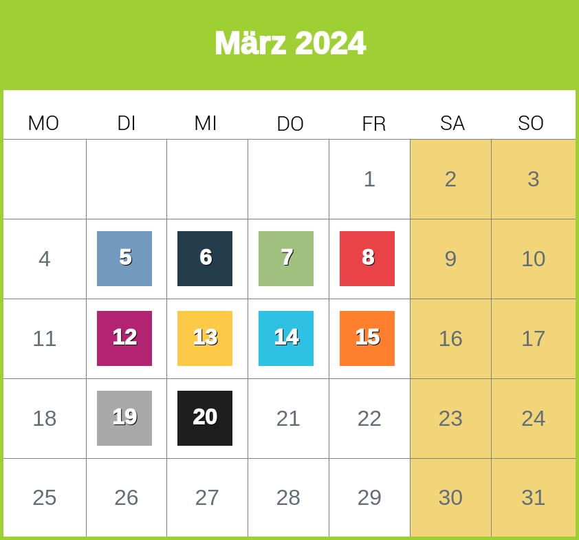 Kindergeld-Auszahlungstermine für März 2023