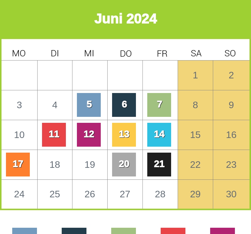 Kindergeld-Auszahlungstermine für Juni 2023