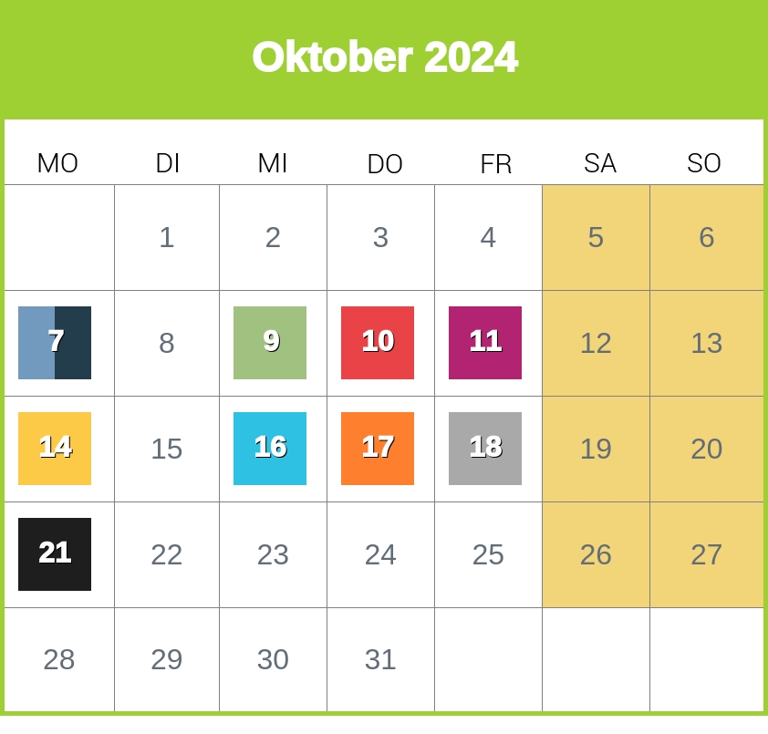 Kindergeld-Auszahlungstermine für Oktober 2024